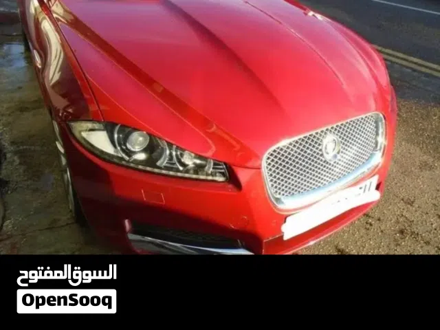 Jaguar xf red 2013 car