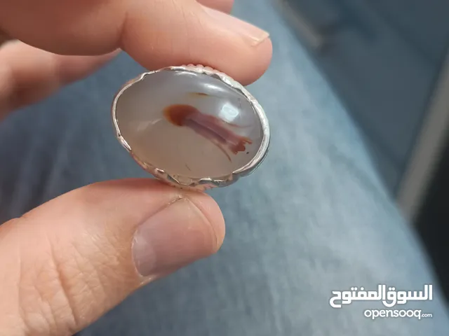 خاتم عقيق مصور