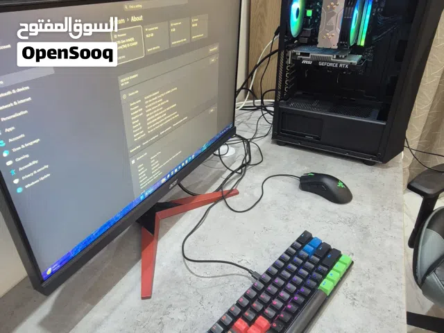 Black pc setup
