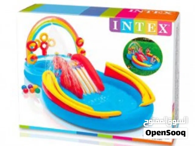 Intex inflatable Rainbow Pool for kids    مسبح للاطفالمن شركة انتكس