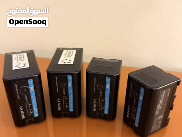 Sony camera batteries (2 x BP-U60 and 2 x BP-U30