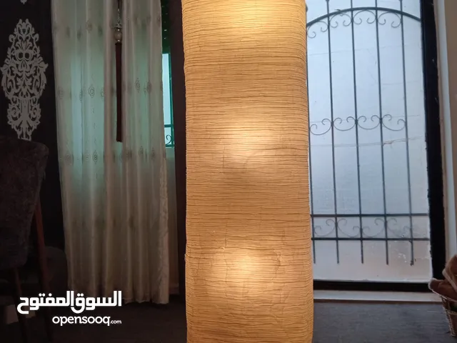 ستاند كهرباء طول 1.5 متر، مع لوروز غطاء مصباح ارضي ورقي، غطاء مصباح ارضي بنمط اسكندنافي