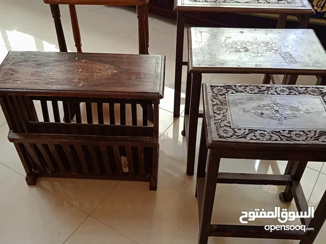 طاولات تقديم للبيع لعدم الحاجه خشب بحريني دي زاين