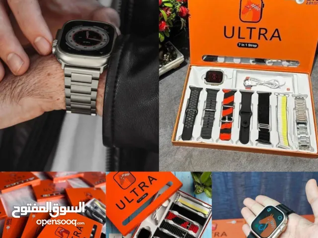 ساعة Ultra و7 أحزمة بجودة ممتازة  السعر 130 شيكل