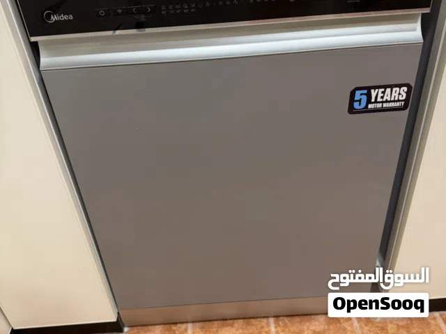 غسالة صحون ميديا 10 برامج سلفر موديل WQP14W5233CS