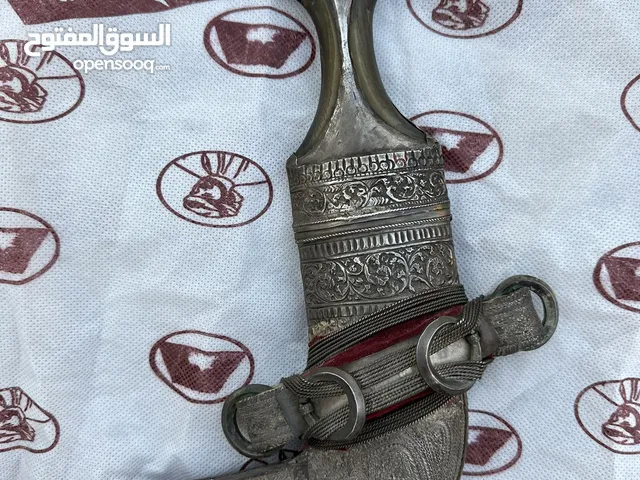 خنجر عمانية باطنية قديمه صوغ نقش قلم