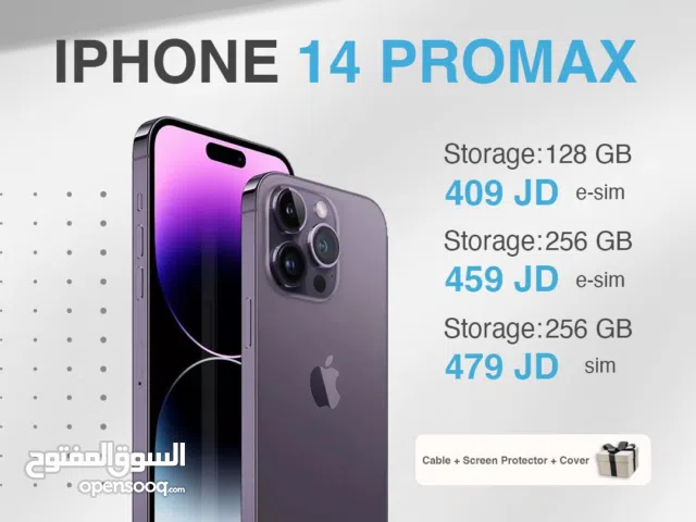 أجهزة آي فون مستعملة بحال الوكالة iPhone 14 Promax متوفر لدى سبيد سيل