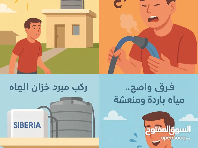مكيف تبريد مياه الخزنات
