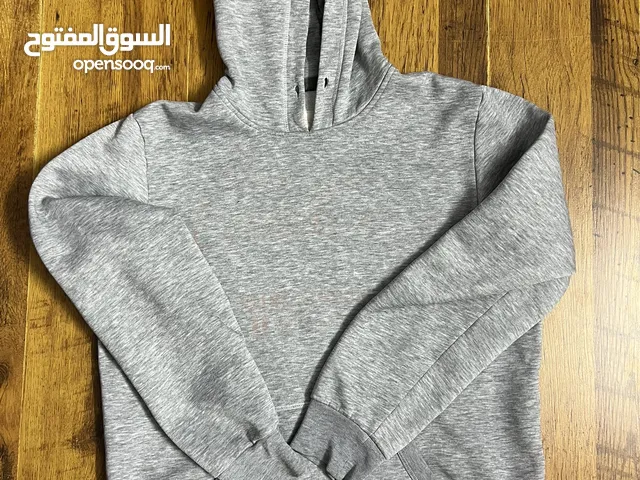 Grey washed up graphic hoodie