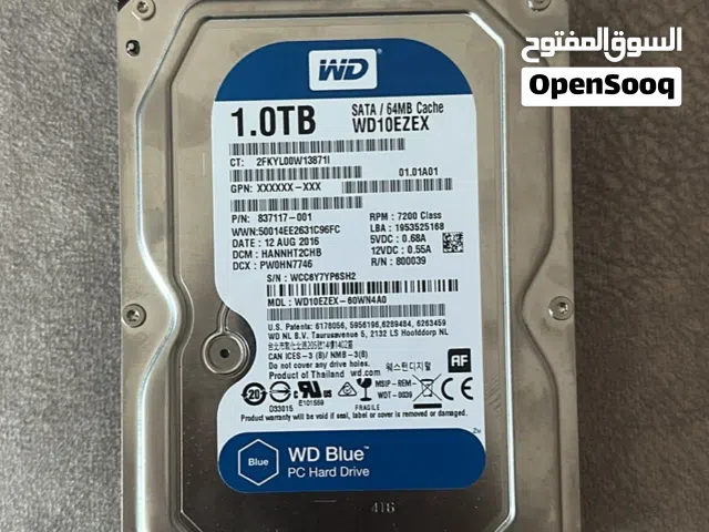 WD HARD DRIVE 1TB FOR SALE