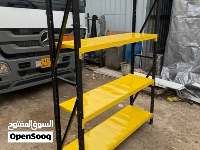 رف حديد يتحمل وزن ثقيل مستعمل قليل