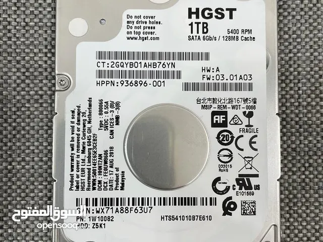 Western Digital 1 TB HDD Made in Malaysia