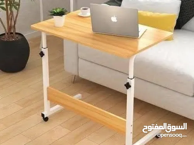 مكتب طلابي عملي ومتنقل بترتيب عصري! سطح واسع بيساع لابتوب + كتب + أدوات مدرسية عجلات قوية