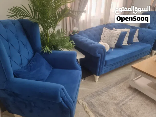 طقم كنب لون ازرق ملكي