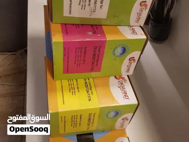 4 عبوات حبر طابعة hp بسعر البلاش..لست محل