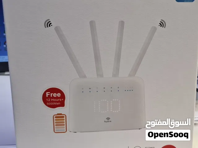 راوتر توب لينك مستعمل للبيع يخدم بشحن مدته 8 ساعات