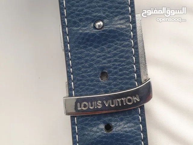 حزام LV اصلي ازرق غامق