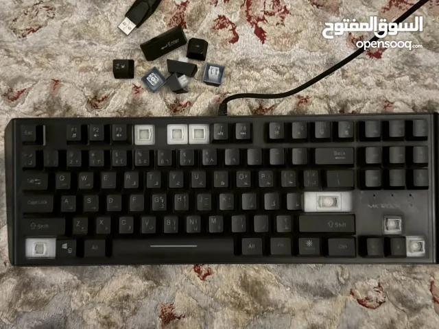 Microdigit Raider RGB Gaming Keyboard changeable Keycaps