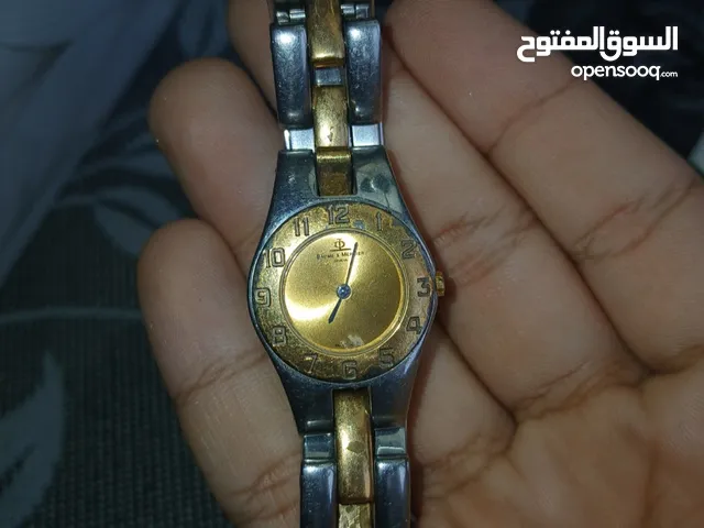 ساعة نسائية سويسرية أصلية Baume & Mercier أنيقة بحالة جيد.