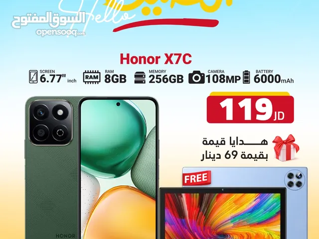 HONOR X7C ( 256GB ) / 8 RAM NEW /// هونور اكس 7 سي ذاكرة 256 رام 8 الجديد
