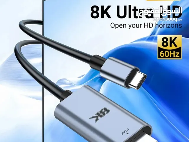 مدخل HDMI 8k 60HZ لهواتف type-c جديد