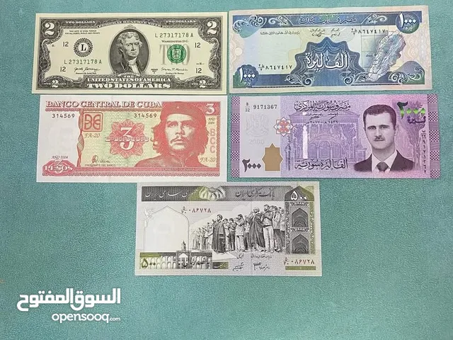 للبيع عدد 5 عملات جميله حاله انسر وسعر مميز