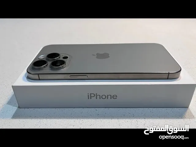 هاتف جديد New iPhone 15 pro max titanium grey