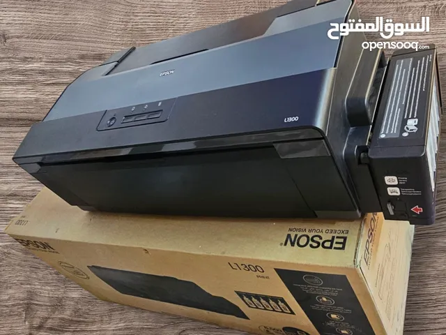 طابعة ابسون L 1300 طبع A3+A4+مكبس اكساء + روله اكساء