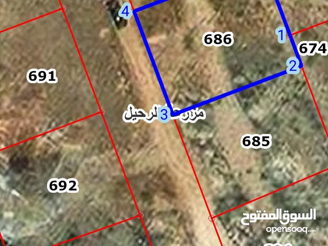 قطعة ارض في منطقة شومر للبيع