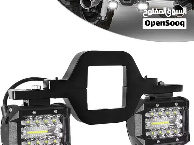 4 Inch 60W Auto Exterior Lighting Universal Trailer Tow Hitch Mount Bracket for Pickup Truck Van Off