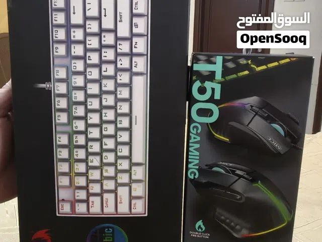 تجميعة قيمنق لقطة! كيبورد ريدراغون ميكانيكال أبيض + ماوس iMICE T50 (استعمال شهر بحالة الوكالة)