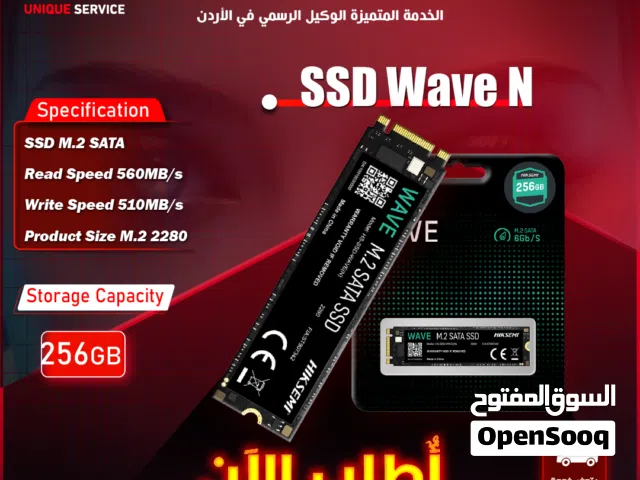 هارديسك داخلي سرعة عالية تخزين 256GB من هيكسيمي M.2 256gb Speed 560MB Hiksemi SSD Wave N
