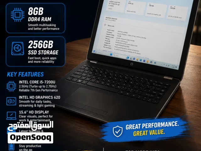 HP Laptop – Reliable, Fast & Ready for You only 70BHD 256SSD 8GB Ram