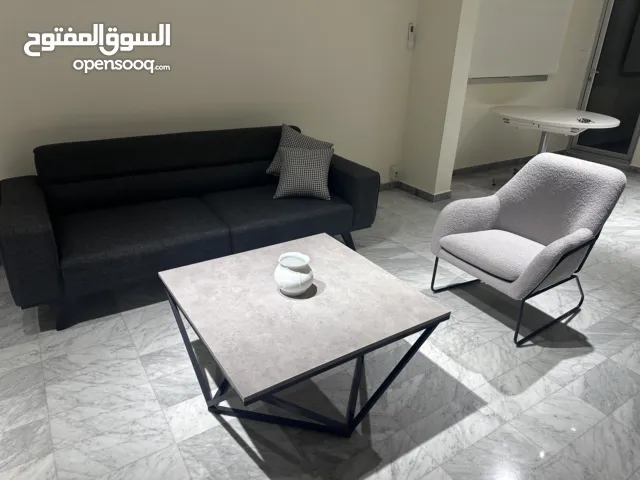 Living room and dining room