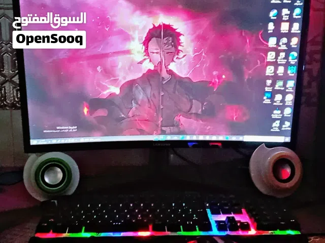 تجميعة PC للبيع استخدام قليل جداا شهر تقريبا تجميعه +الشاشه مقوسه +UPS+دركسون قيادهه