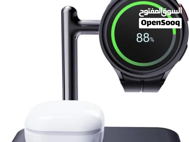 شاحن ساعه وايربودز سامسونك شحن سريع وامن تصميم انيق وعصري