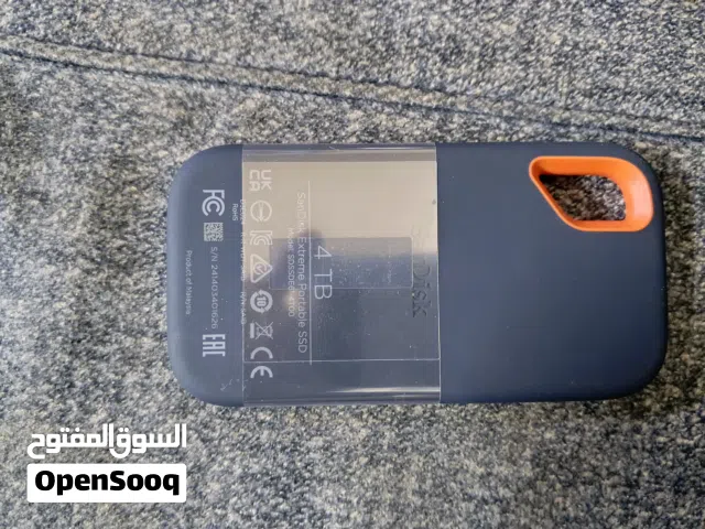 هارد SSD 4 تيرا  نوعيته / San Disk/ EXTREME جديد غير مستعمل فقط مفتوح لفحص