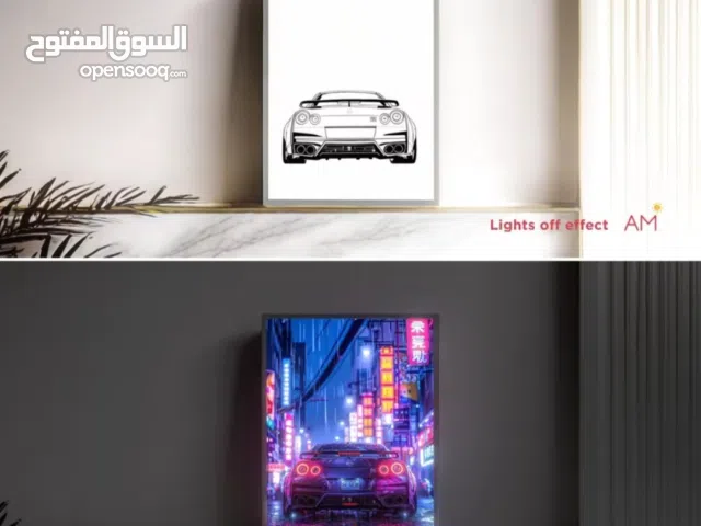 لوحه فنيه لعشاق السيارات