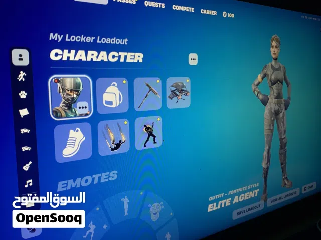 حساب فورت نايت السيزون 3 ابيك فقط مضمون مدى الحياة