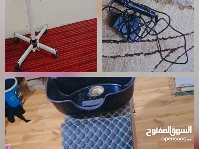 كرسي غسل وصبغ الشعر جهاز بخار مكينه تاتو 2023 اخو جديد مستعمل قليل نضفه حلوه 98%وأداء جيداً جداً $$$