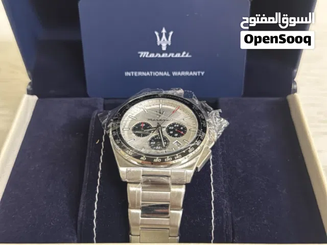 للبيع – ساعة Maserati (مازيراتي) من مجموعة Velocita الأصلية بكامل ملحقاتها