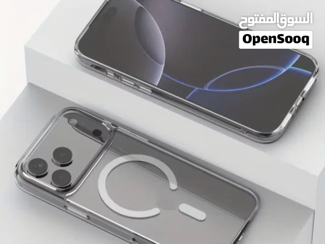 كفر آيفون شفاف عالي الجودة مع حماية قوية لجميع الموديلات من آيفون (11-17) جميع الموديلات