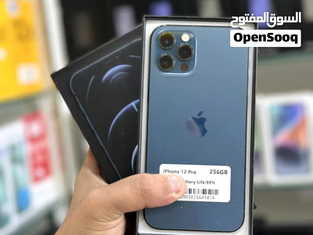 لفترة محدودة : iPhone 12 pro 256gb هاتف بحالة الوكالة بدون شموخ أو مشاكل مع ضمان و ملحقات و بأقل سعر