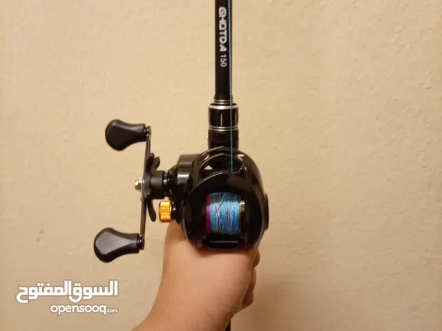 Fishing rod Baitcaster with reel