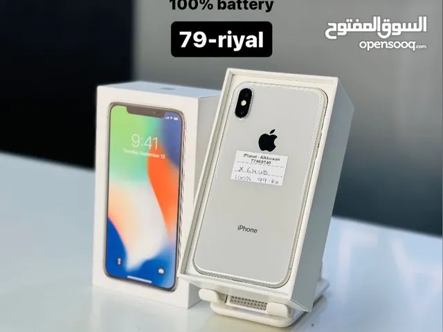 iPhone X 64 GB - Box Piece - with 100% BH - Available