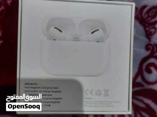 سلام عليكم نهاركم مبارك.سماعة بلوتوث إيربودز برو جديدة للبيع بباكوها حاجه ربي يبارك
