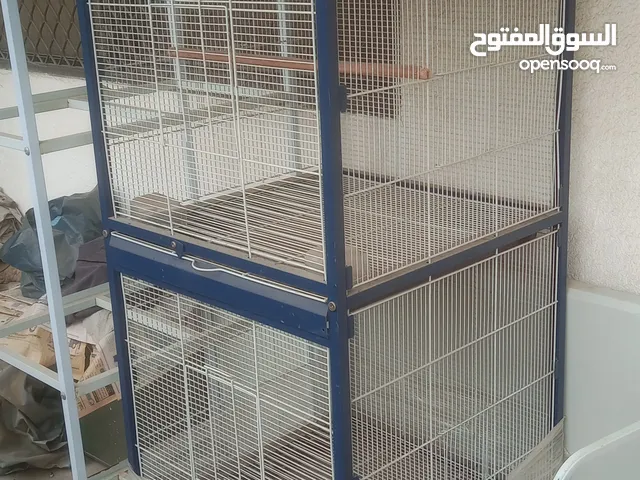 قفص جميل للطيور ، طابقين ، بحالة جديدة السعر : 290 درهم