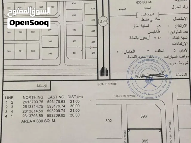 Residential Land for Sale in Al Batinah Barka