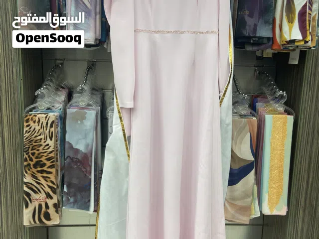 فستان زهري للمحجبات رائع