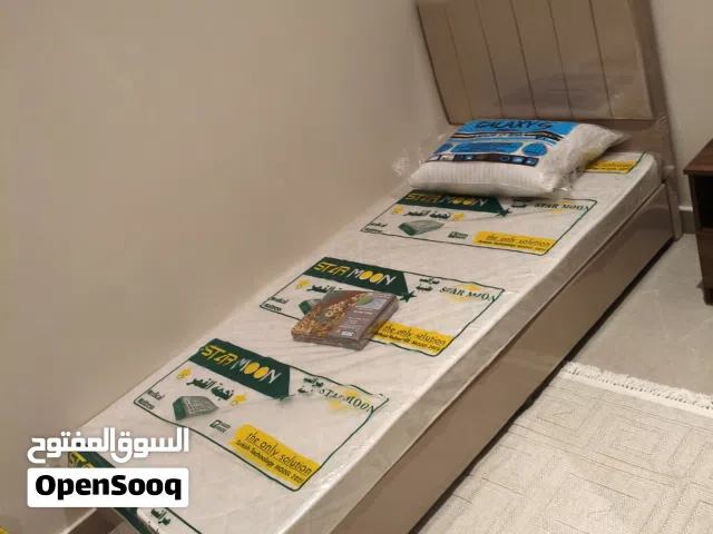 single bed with mattress